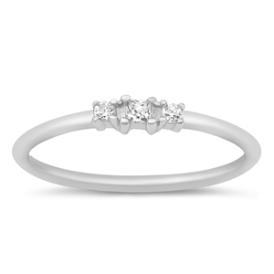 Silver CZ Ring