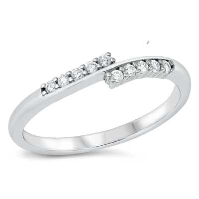 Silver CZ Ring