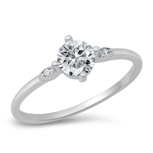 Silver CZ Ring