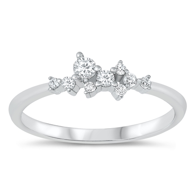 Silver CZ Ring