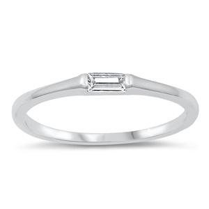 Silver CZ Ring