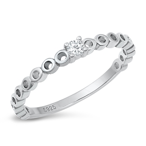 Silver CZ Ring