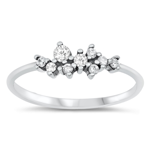 Silver CZ Ring