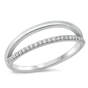 Silver CZ Ring