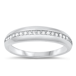 Silver CZ Ring