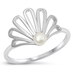 Silver Ring - Pearl