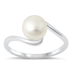 Silver Ring - Pearl