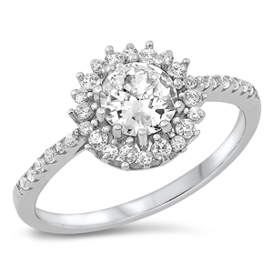 Silver CZ Ring