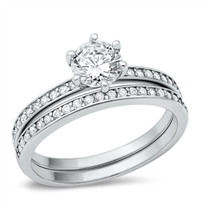 Silver CZ Ring