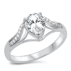 Silver CZ Ring