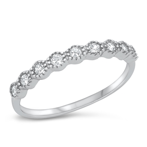 Silver CZ Ring