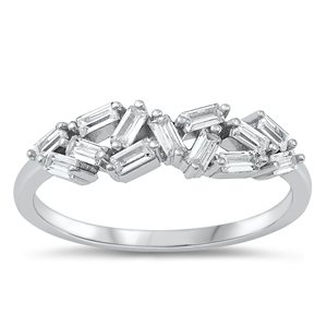 Silver CZ Ring