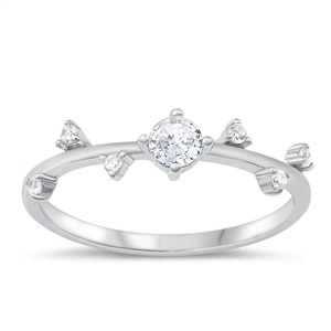 Silver CZ Ring