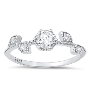 Silver CZ Ring