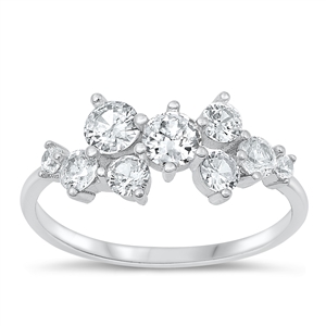 Silver CZ Ring