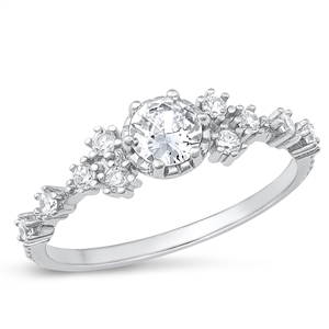 Silver CZ Ring