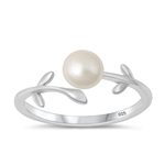 Silver Pearl Ring