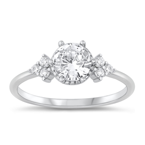 Silver CZ Ring