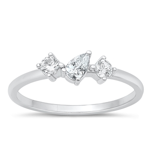 Silver CZ Ring