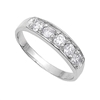 photo of Silver CZ Baby Ring with Clear CZ Stone