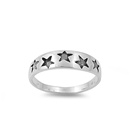 photo of Silver CZ Baby Ring - Stars