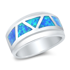 Silver Lab Opal Ring