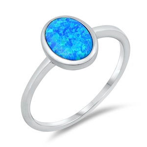 Silver Lab Opal Ring