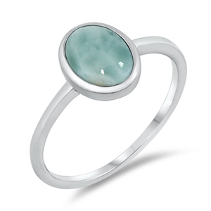 Silver Lab Opal Ring