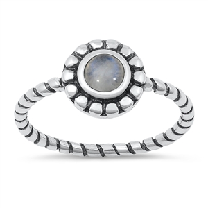 Silver Stone Ring