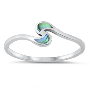 Silver Lab Opal Ring