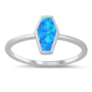 Silver Lab Opal Ring