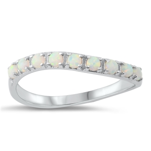 Silver Lab Opal Ring