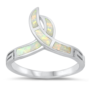 Silver Lab Opal Ring