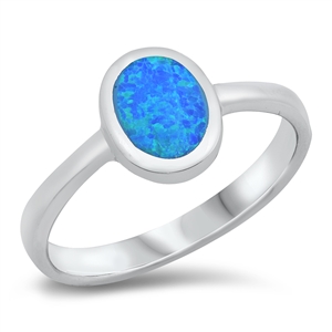 Silver Lab Opal Ring