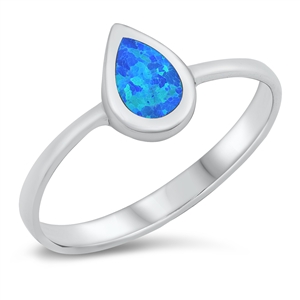 Silver Lab Opal Ring