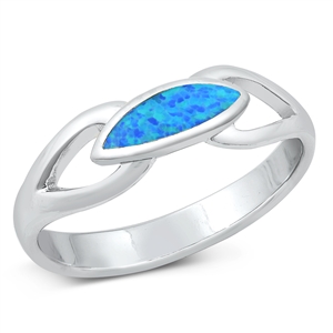 Silver Lab Opal Ring