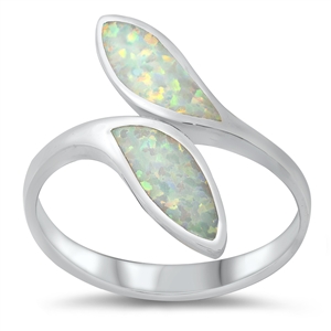 Silver Lab Opal Ring