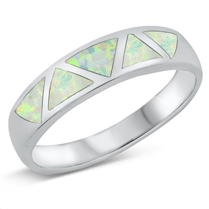 Silver Lab Opal Ring