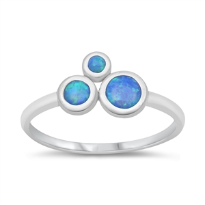 Silver Lab Opal Ring