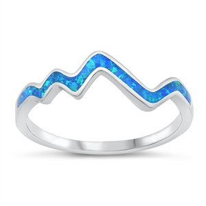 Silver Lab Opal Ring