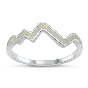 Silver Lab Opal Ring