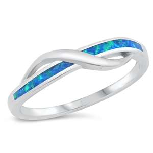 Silver Lab Opal Ring