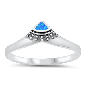 Silver Lab Opal Ring