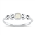 Silver Stone Ring - Moon Phases