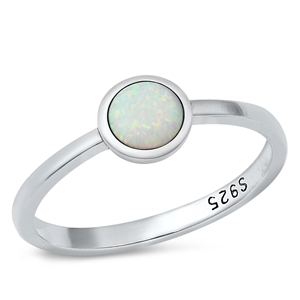 Silver Lab Opal Ring