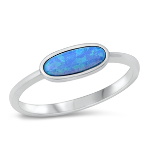 Silver Lab Opal Ring