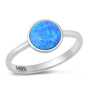 Silver Lab Opal Ring