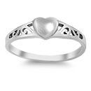 Silver Ring - Heart