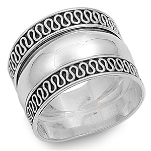 Silver Ring - Bali Design