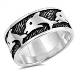 Silver Ring - Dolphin